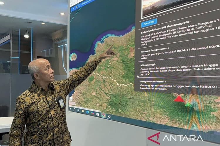 Lima Gunung Api di Indonesia Berstatus Siaga dan Satu Berstatus Awas, Gunung Apa Saja?
