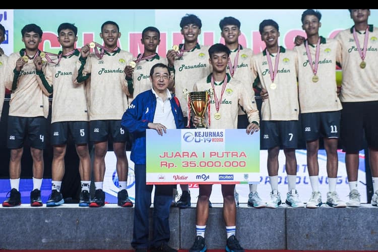 Ini Daftar Juara dan Penampil Terbaik di Kejurnas Voli Antarklub U-19 2025