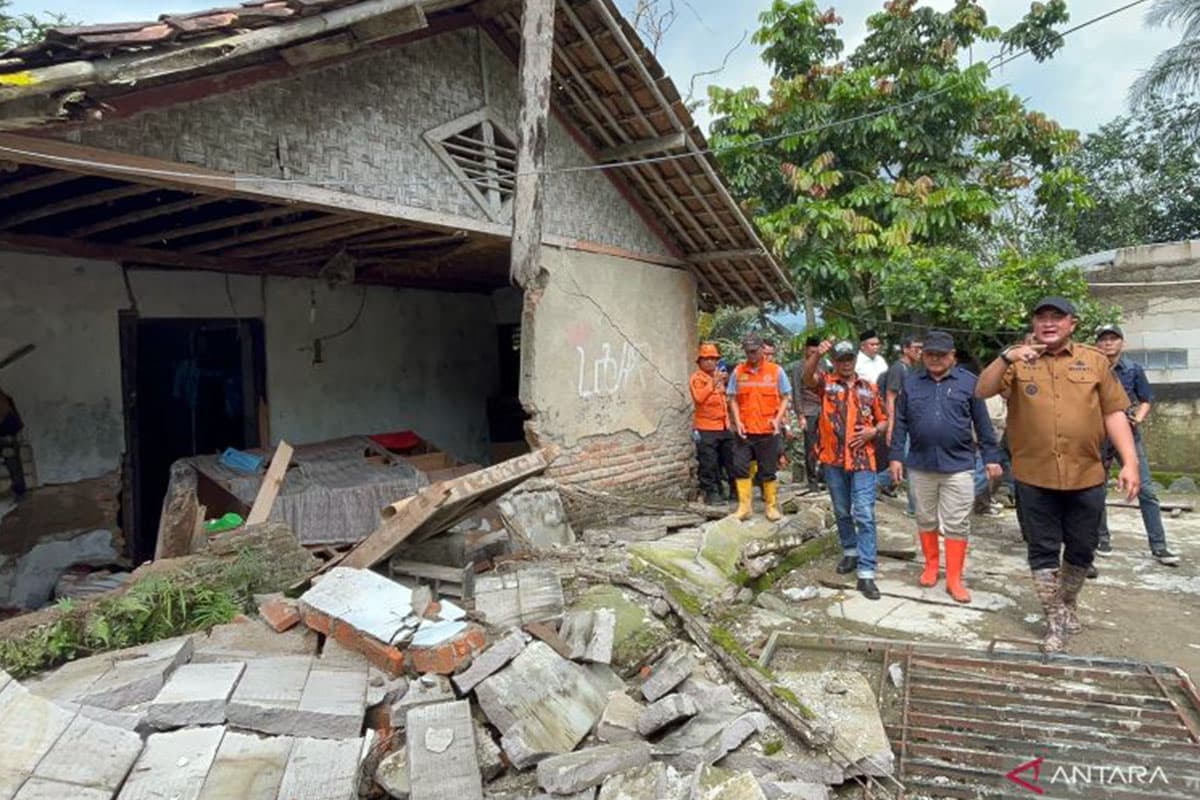 Bencana Pergerakan Tanah, 77 KK di Kabupaten Bogor Terdampak