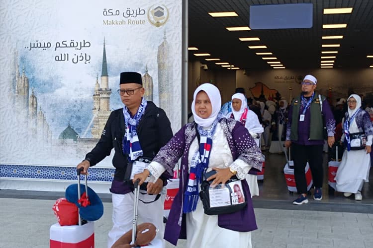 74.473 Jemaah Haji Indonesia Tiba, Embarkasi Solo Paling Banyak